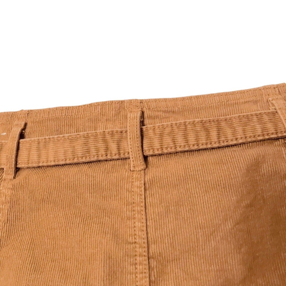 American Eagle Super Stretch High Rise A-Line Button Front Corduroy Skirt Size 4 - Picture 8 of 11